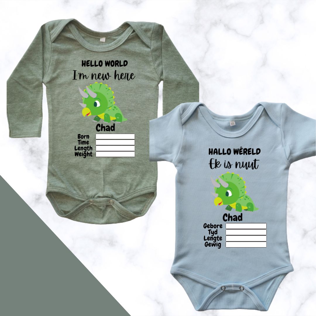 Baby Triceratops Newborn Design