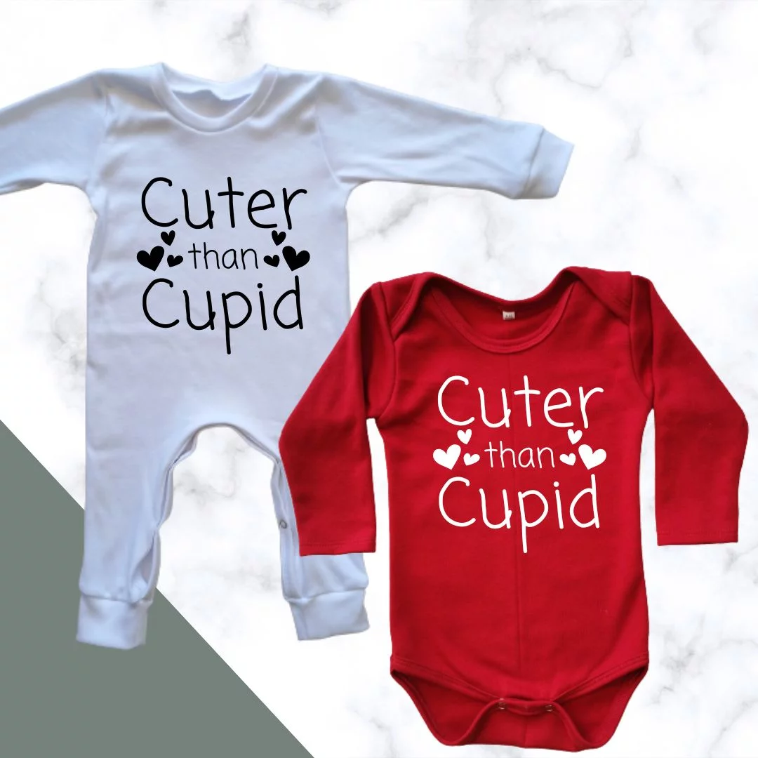Cuter Than Cupid Personalized Printed Baby Design
