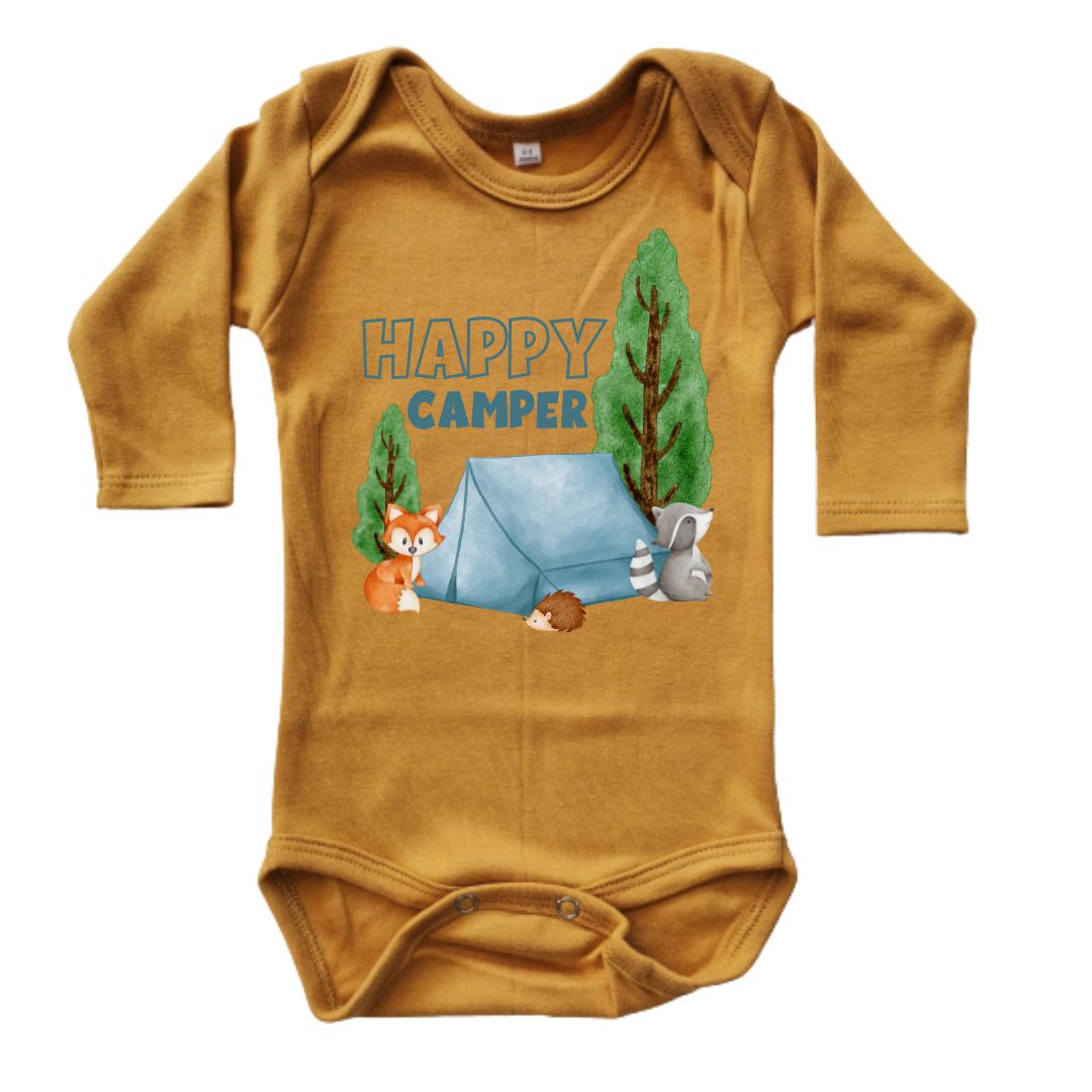 Blue Happy Camping Theme Designs