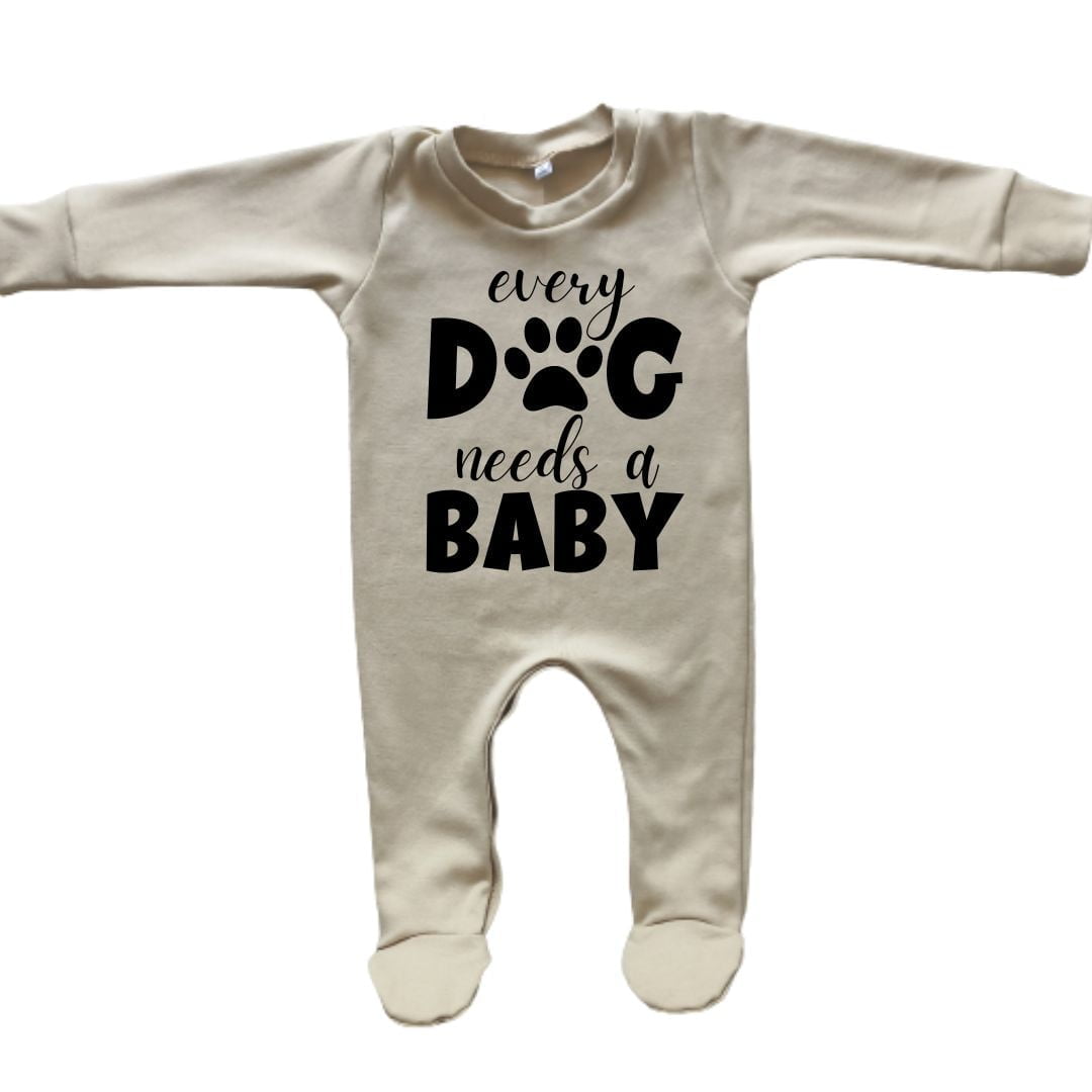 Every Dog Needs A Baby Personalized Printed Baby Design