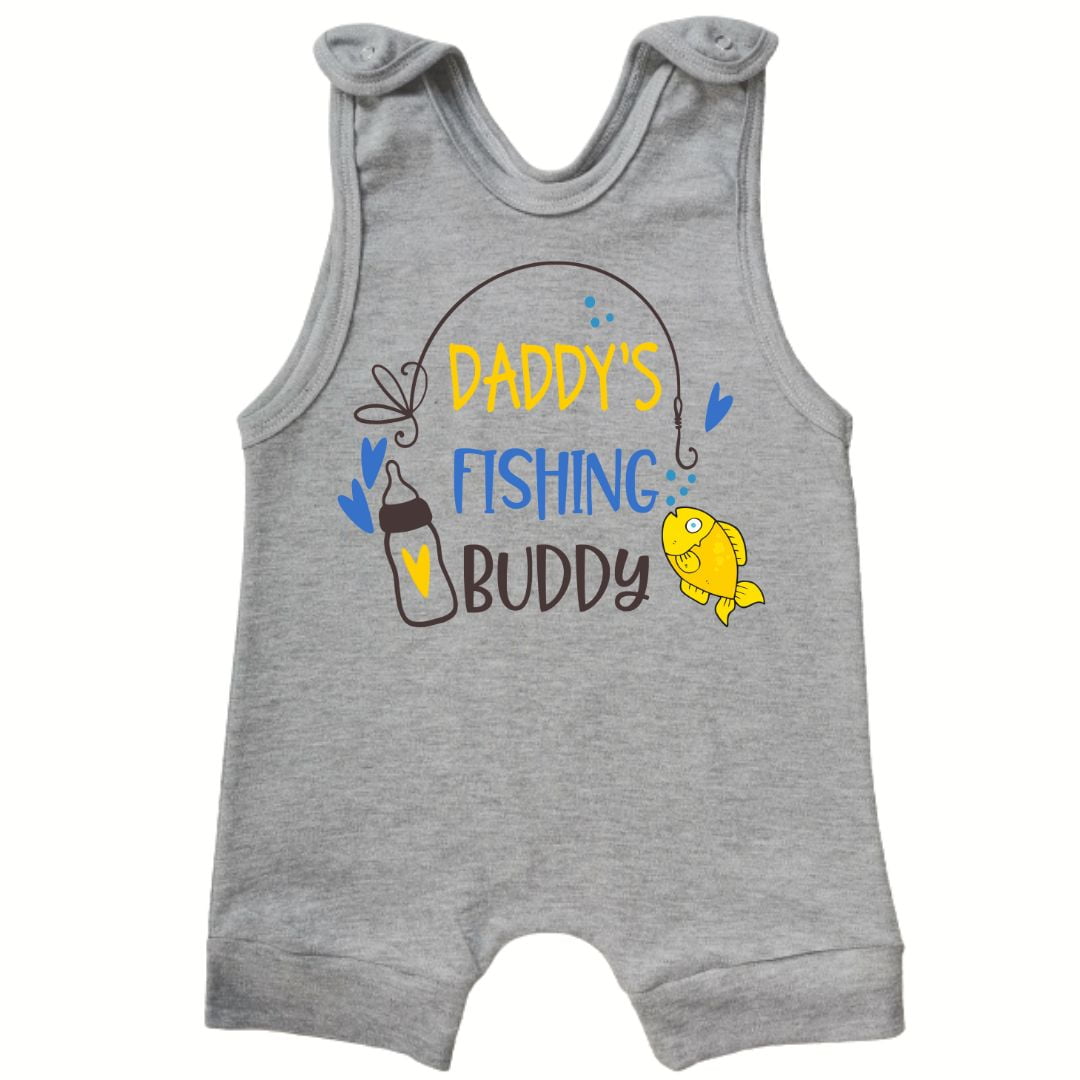 Fishing Buddy Yellow Printed Design