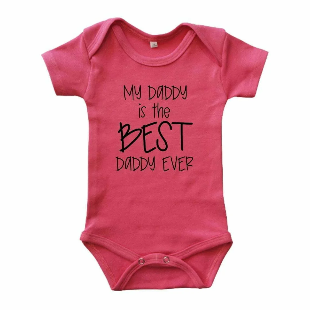 Best Daddy Ever Printed Baby Design