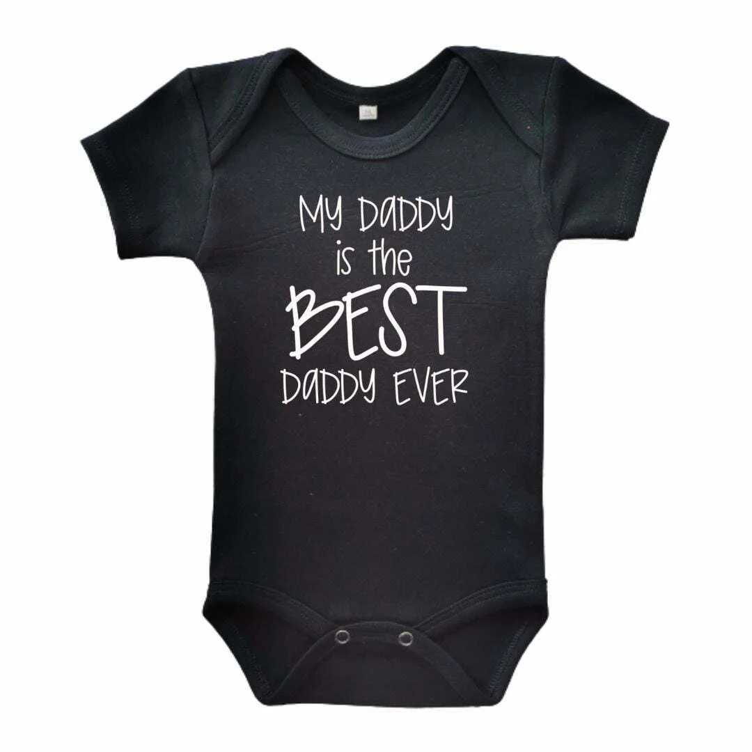 Best Daddy Ever Printed Baby Design