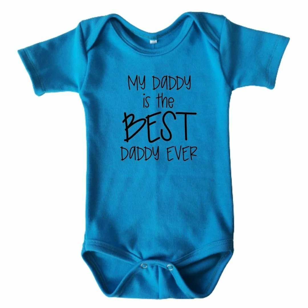 Best Daddy Ever Printed Baby Design