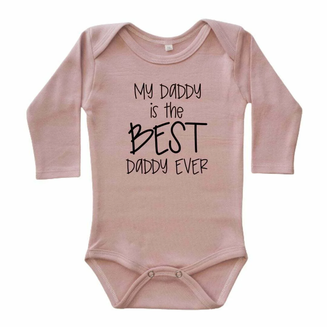 Best Daddy Ever Printed Baby Design