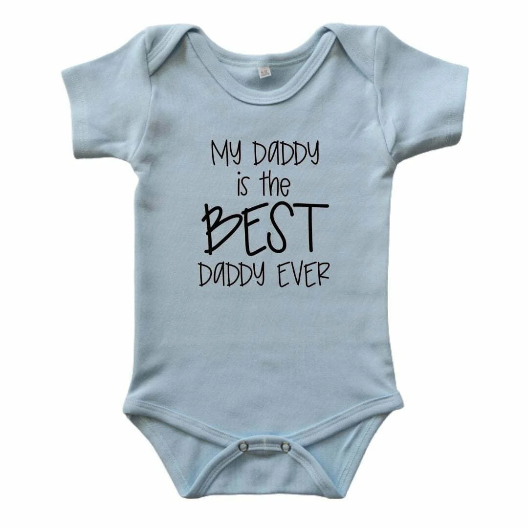 Best Daddy Ever Printed Baby Design