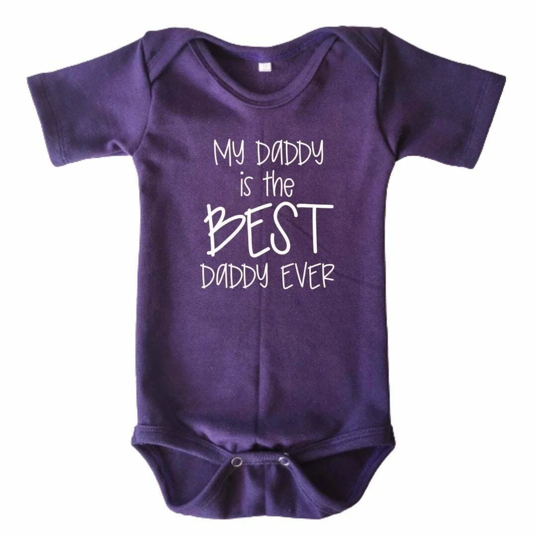 Best Daddy Ever Printed Baby Design