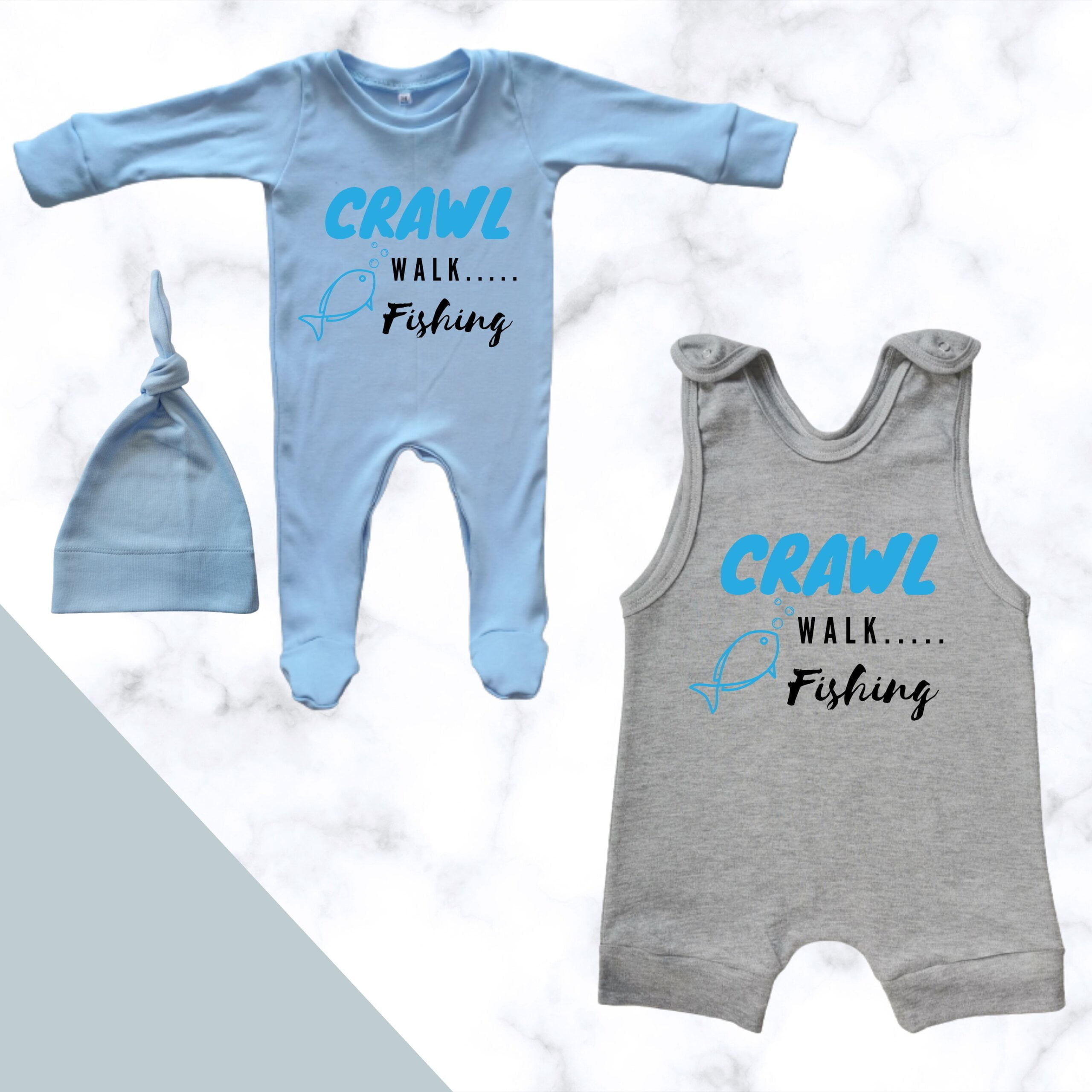 Crawl walk best sale fish onesie