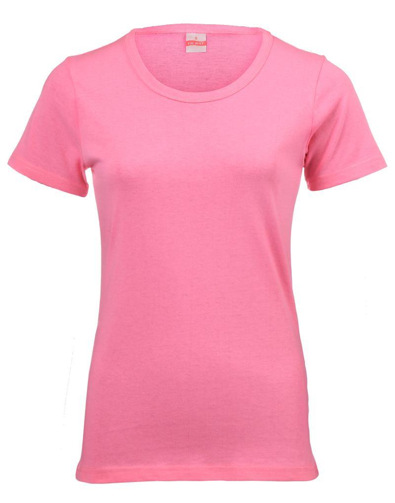 Design your own Ladies Fitted T-Shirt - MEDIUM, HOT PINK