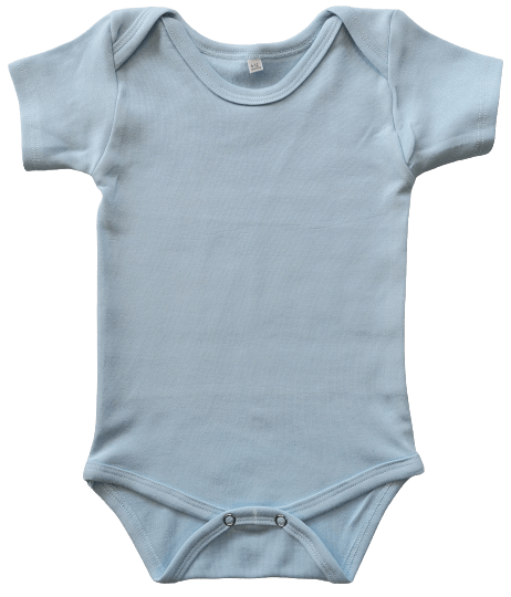 Short Sleeve Onesie - 18-24 MONTHS, BABY BLUE