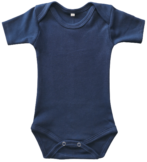 Short Sleeve Onesie - 18-24 MONTHS, NAVY