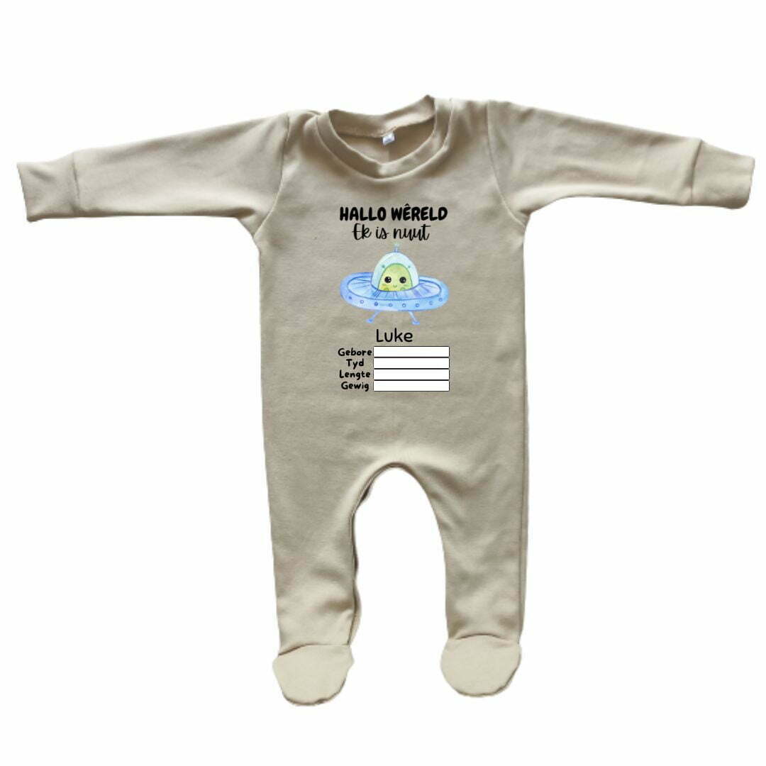 Cute Alien in Spaceship Newborn Design