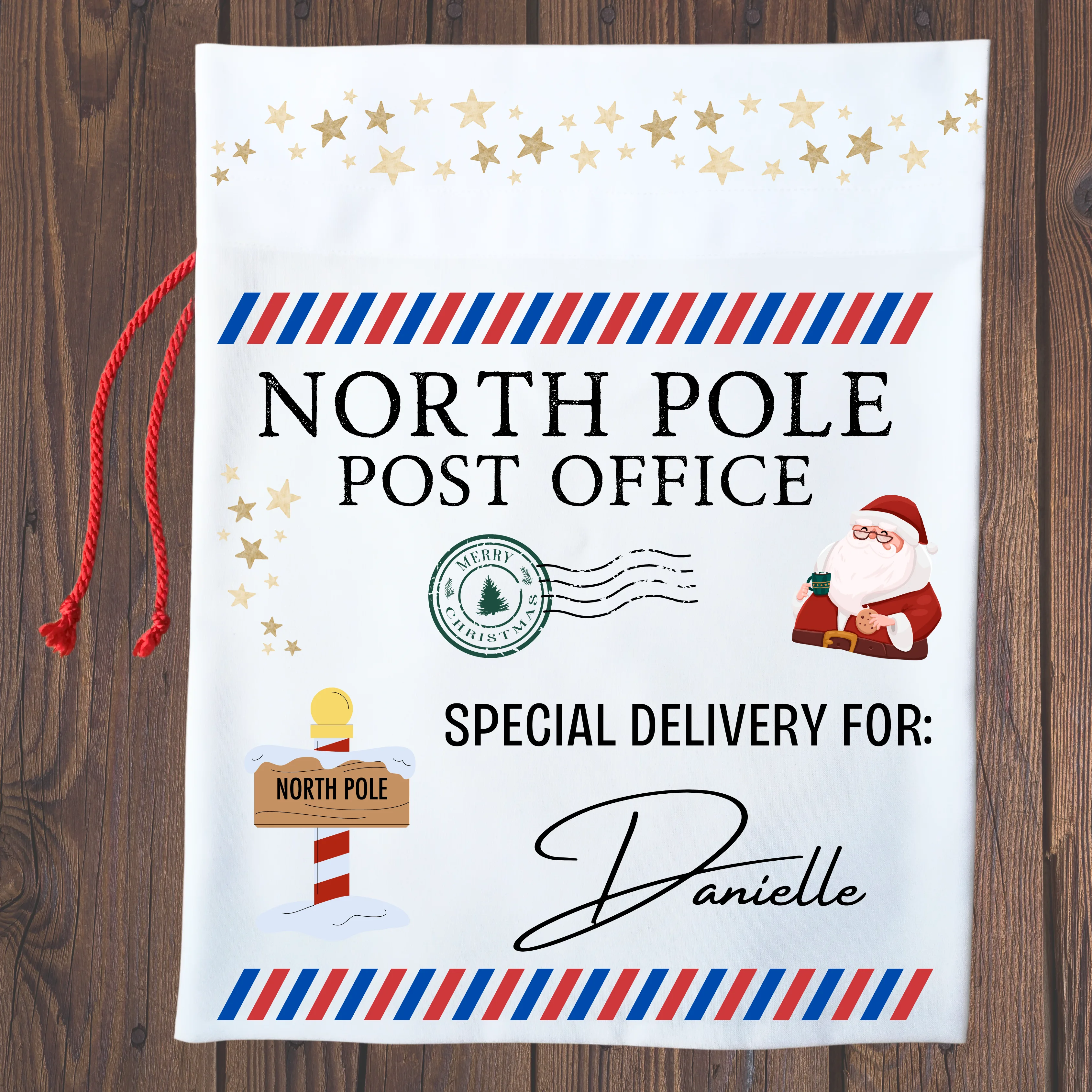 North Pole Post Office Mockup Flat - Eng