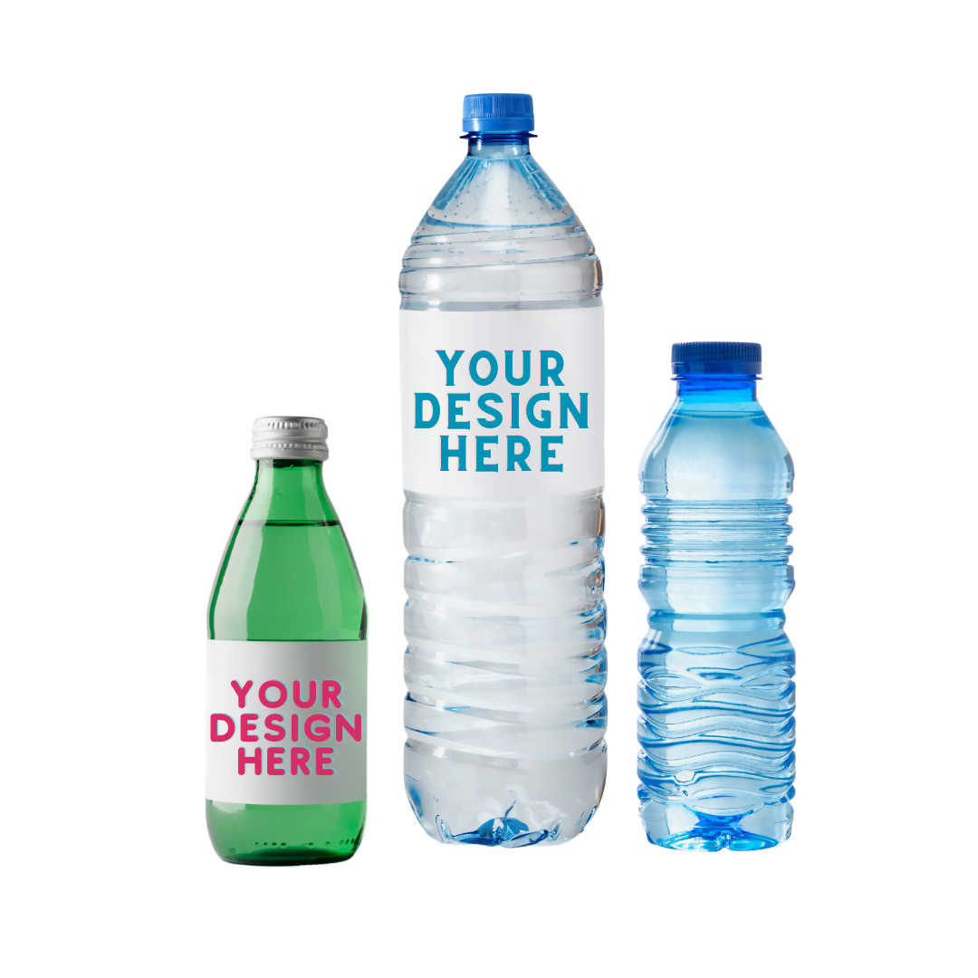 Customizable Water Bottles Labels