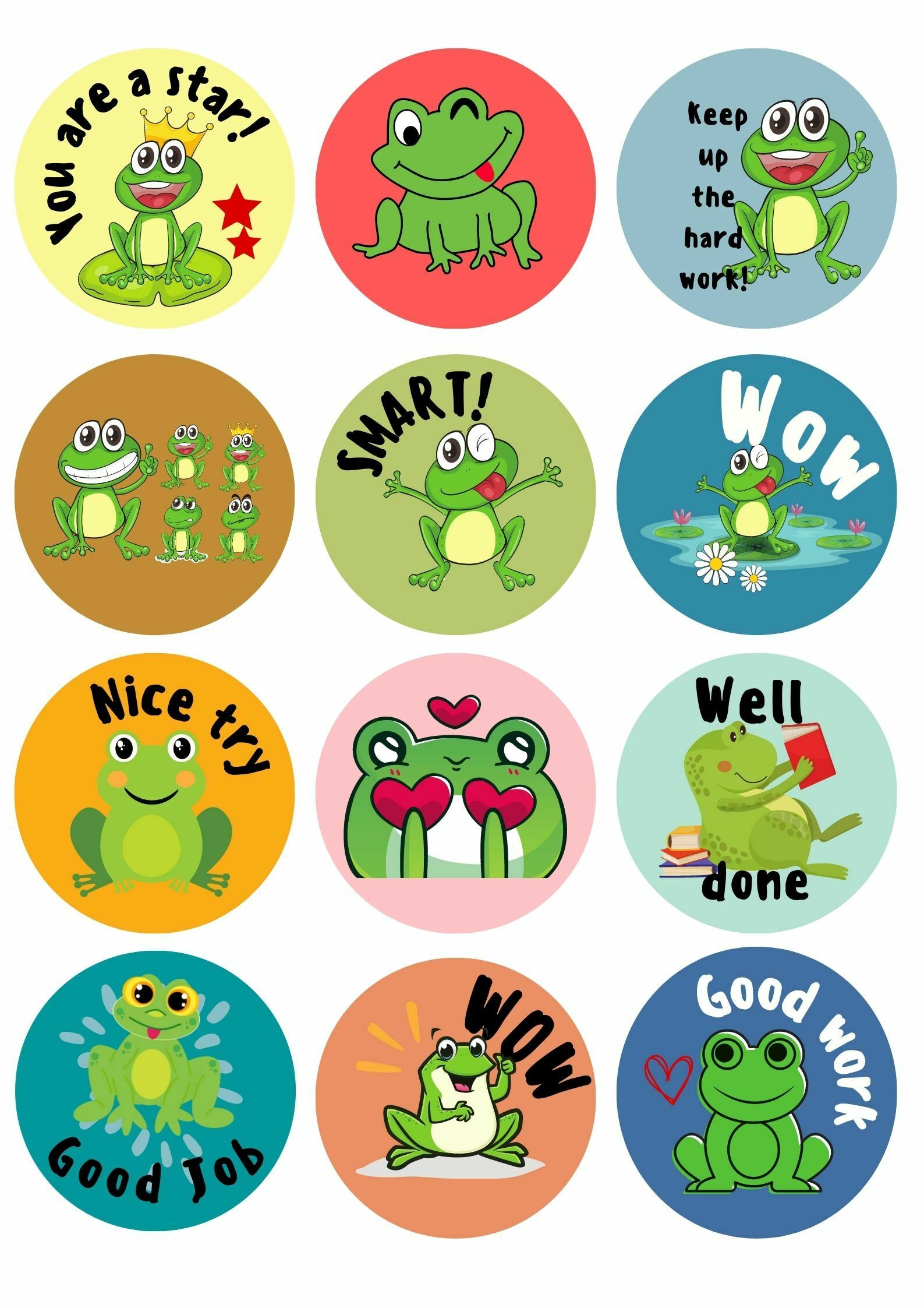 Frog Stickers for Sale