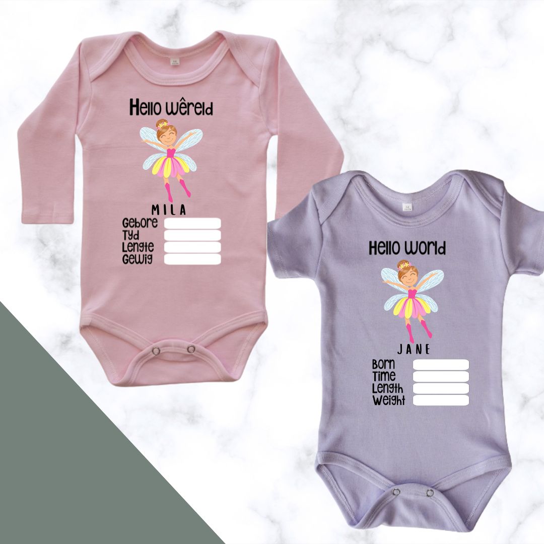 Fairy Newborn Birth Onesie