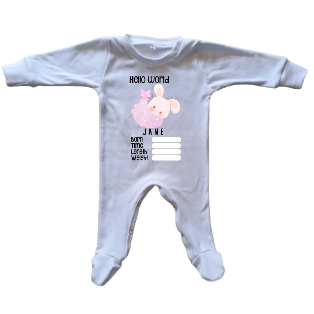 Baby Bunny Newborn Birth Onesie My Sister i