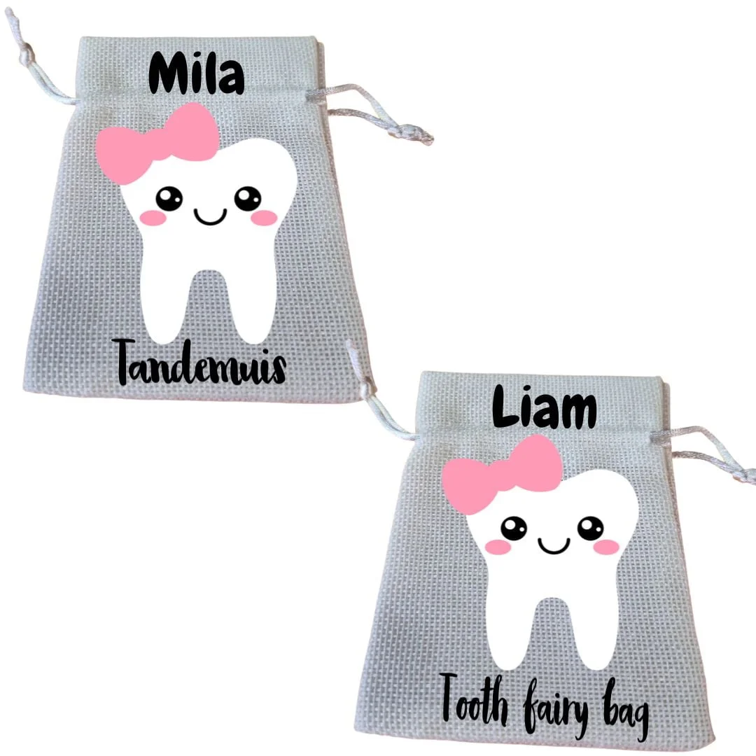 Tooth Fairy Bag - White