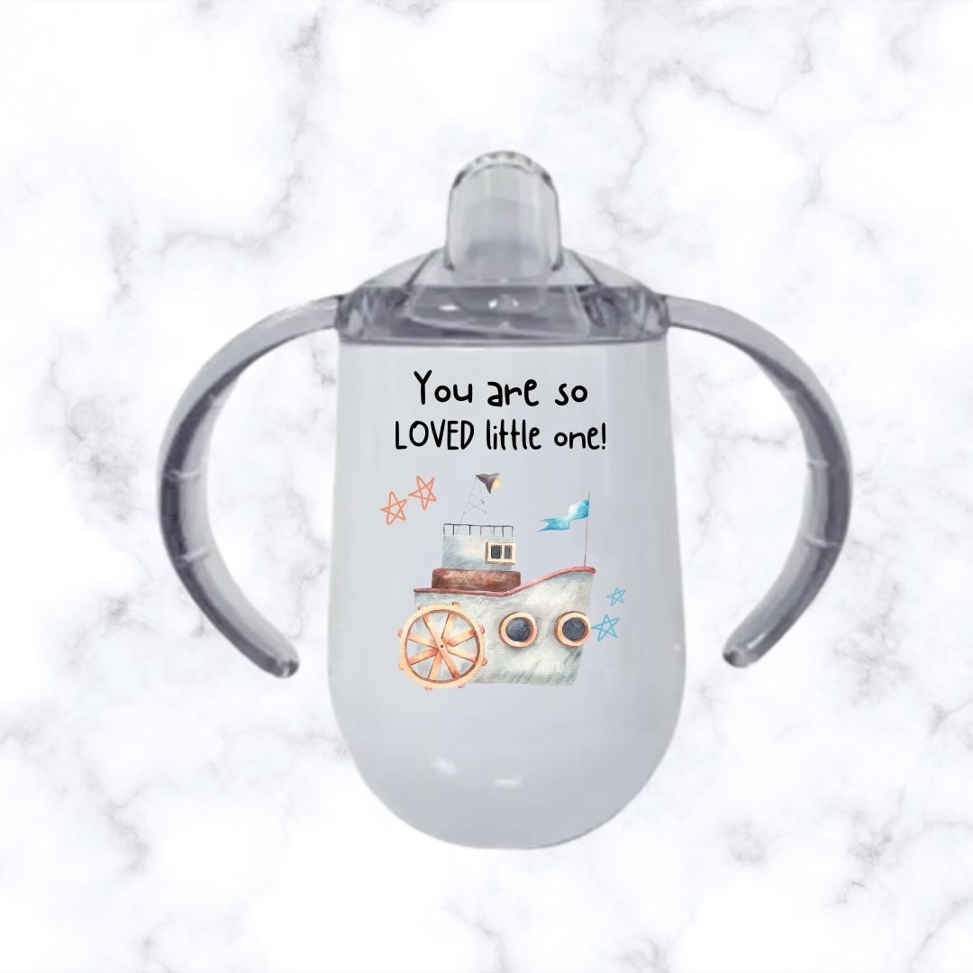 Ship Baby Sippy Cup Egg-Shaped