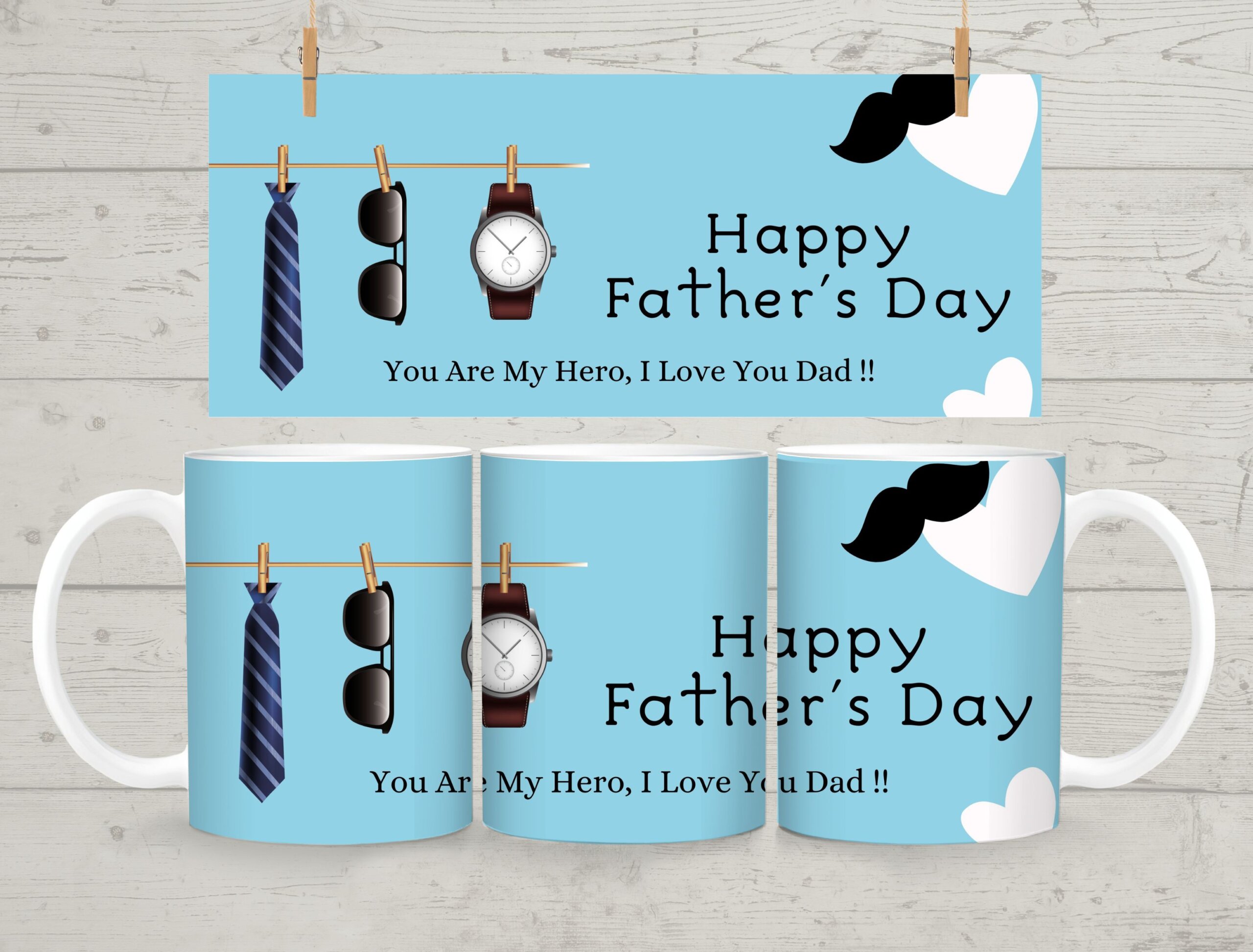 Father's Day printed Mug