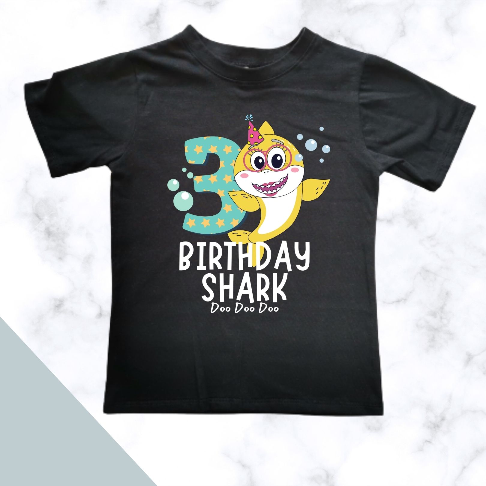 Birthday Shark Three Years