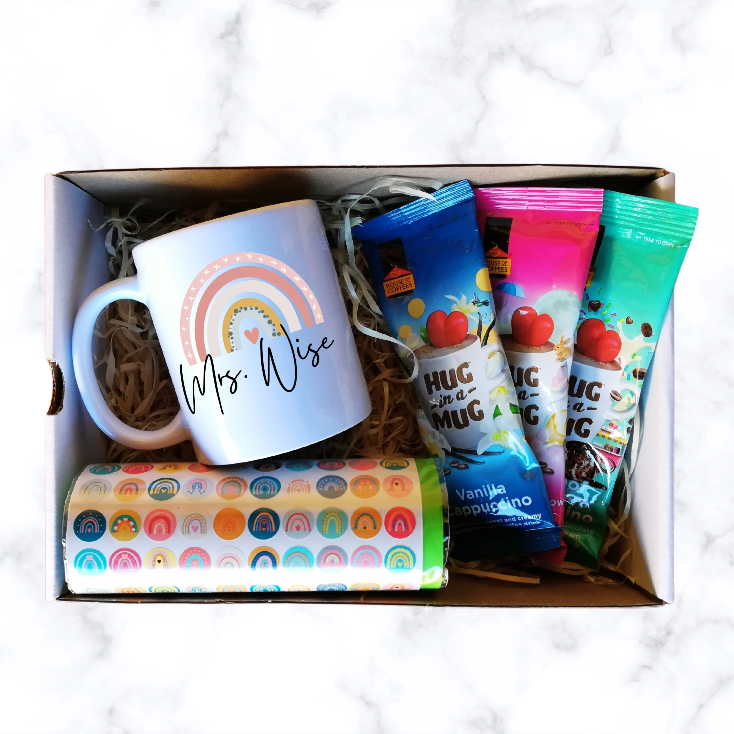 Rainbow Gift Box w Mug