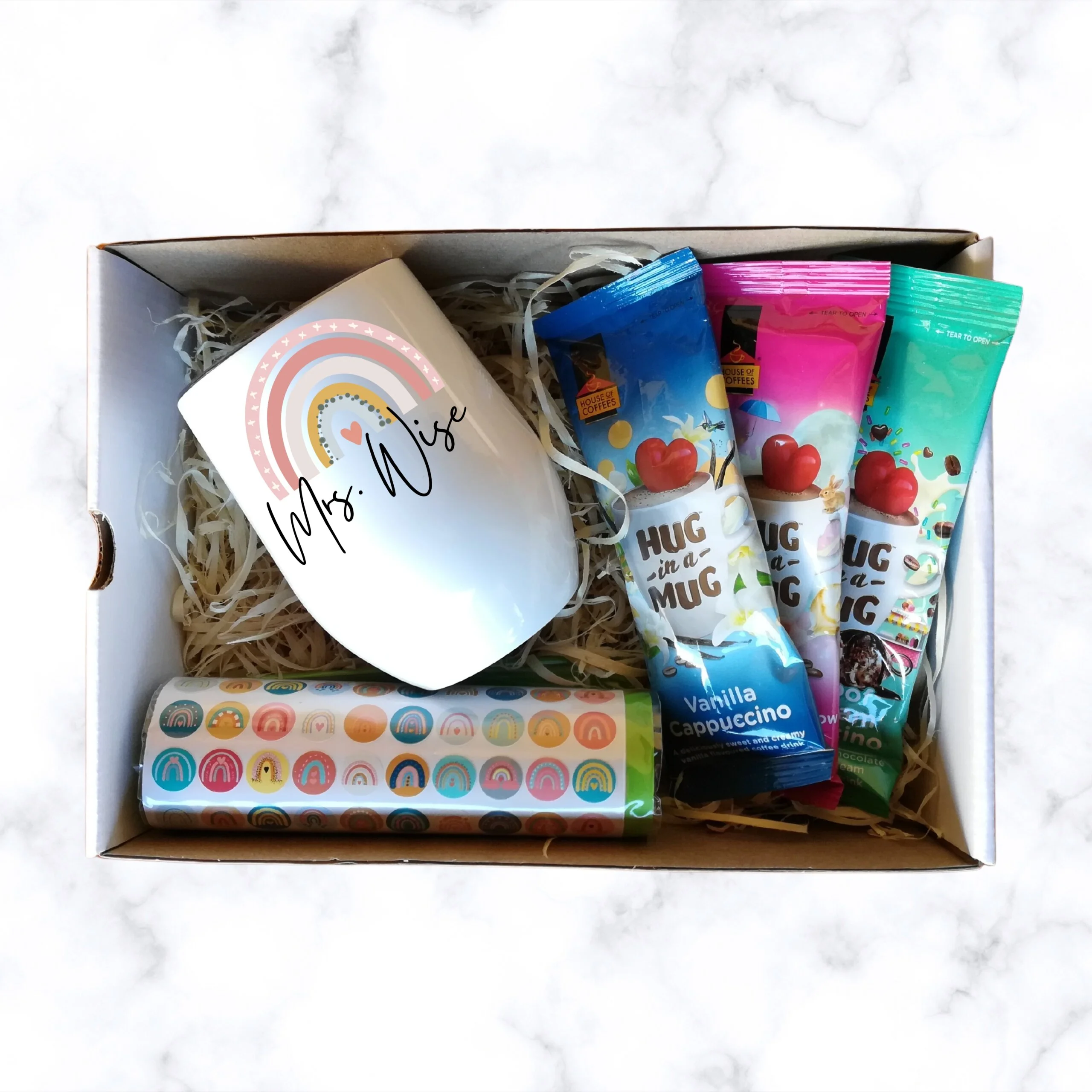 Rainbow Gift Box w Tumbler