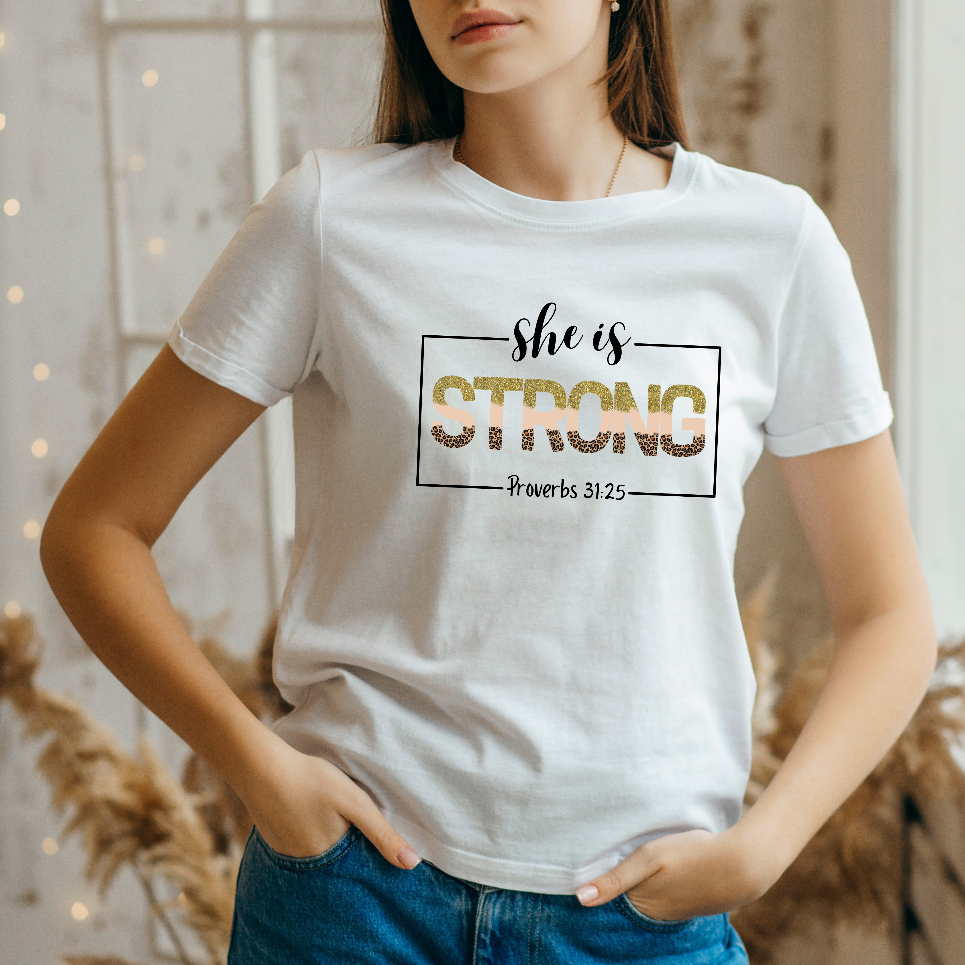 'She is STRONG' T-shirt