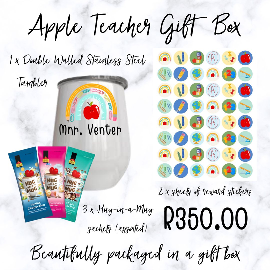 Gift box with tumbler