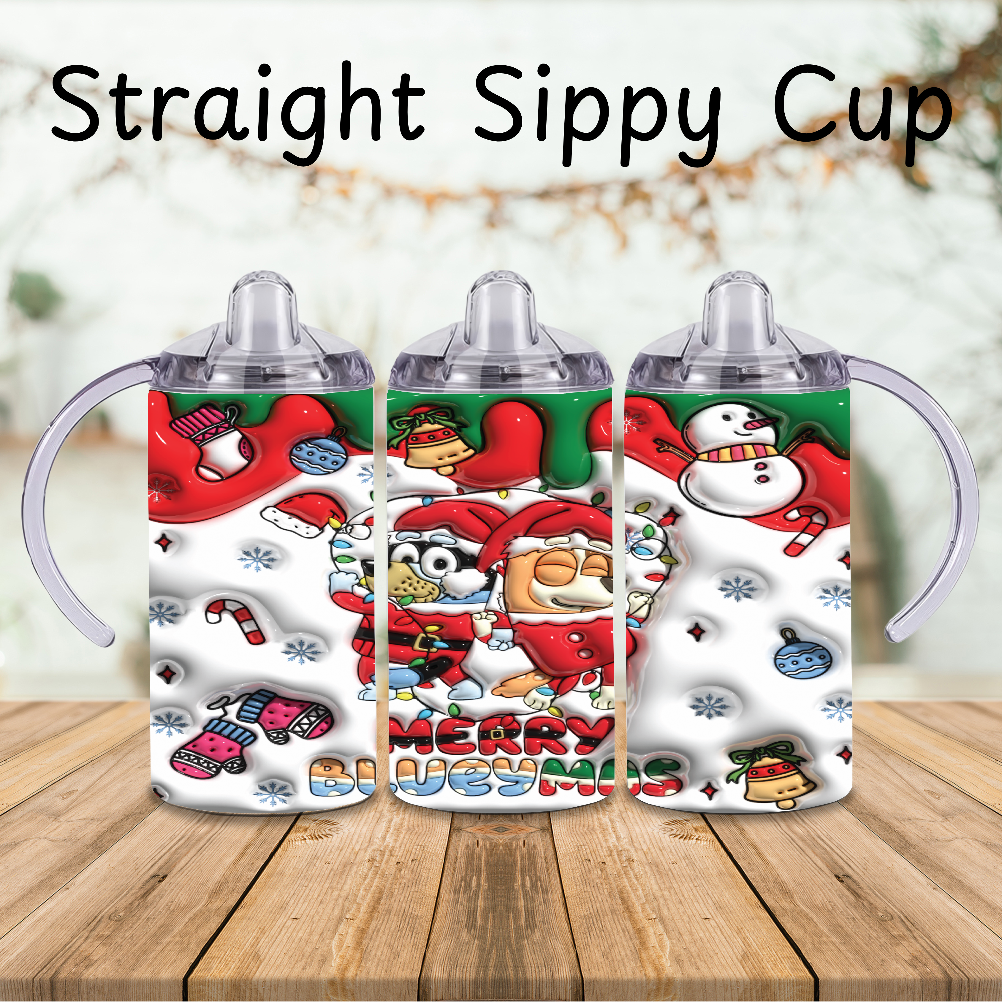 Blueymas Straight Sippy Cup