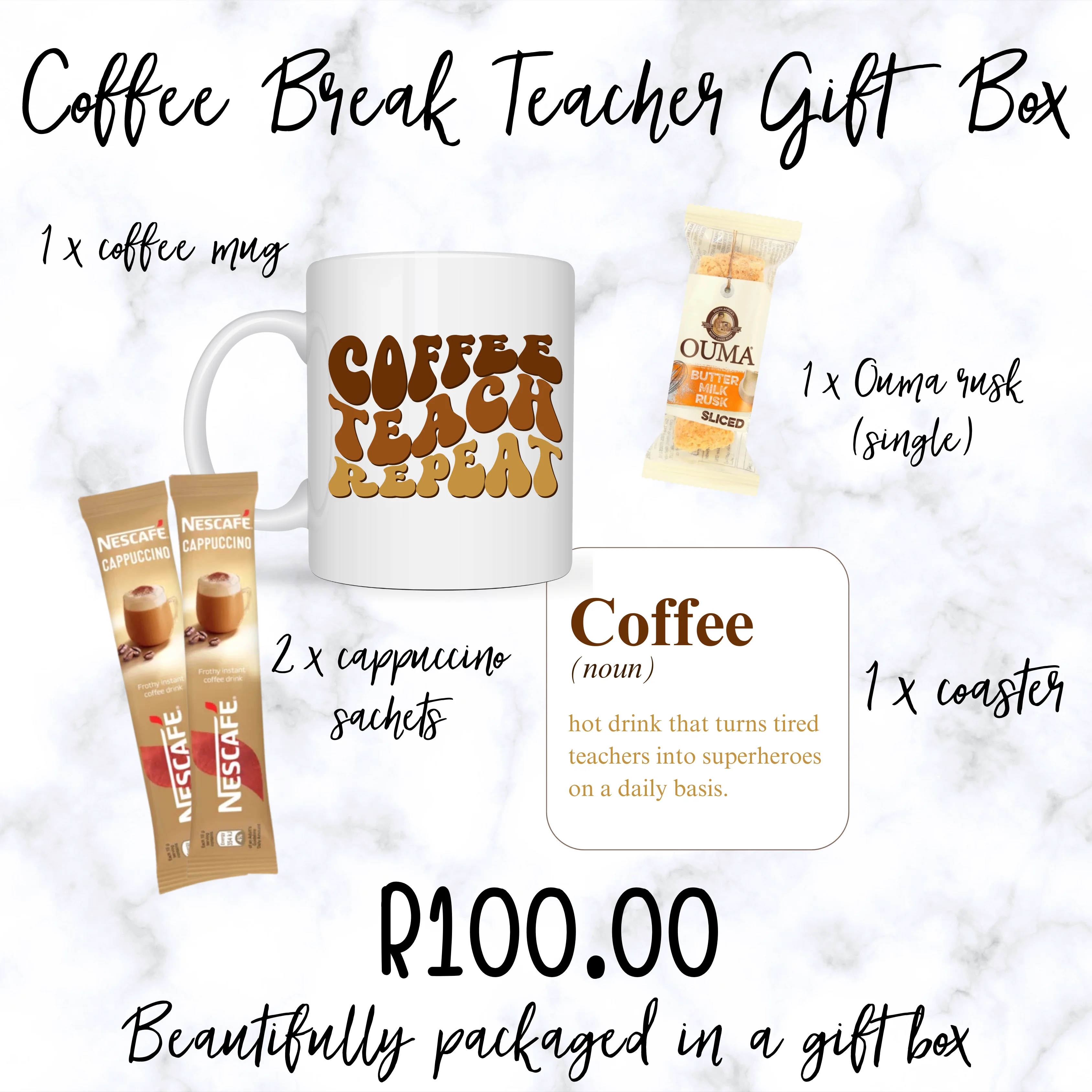 Coffee Break Teacher Gift Box