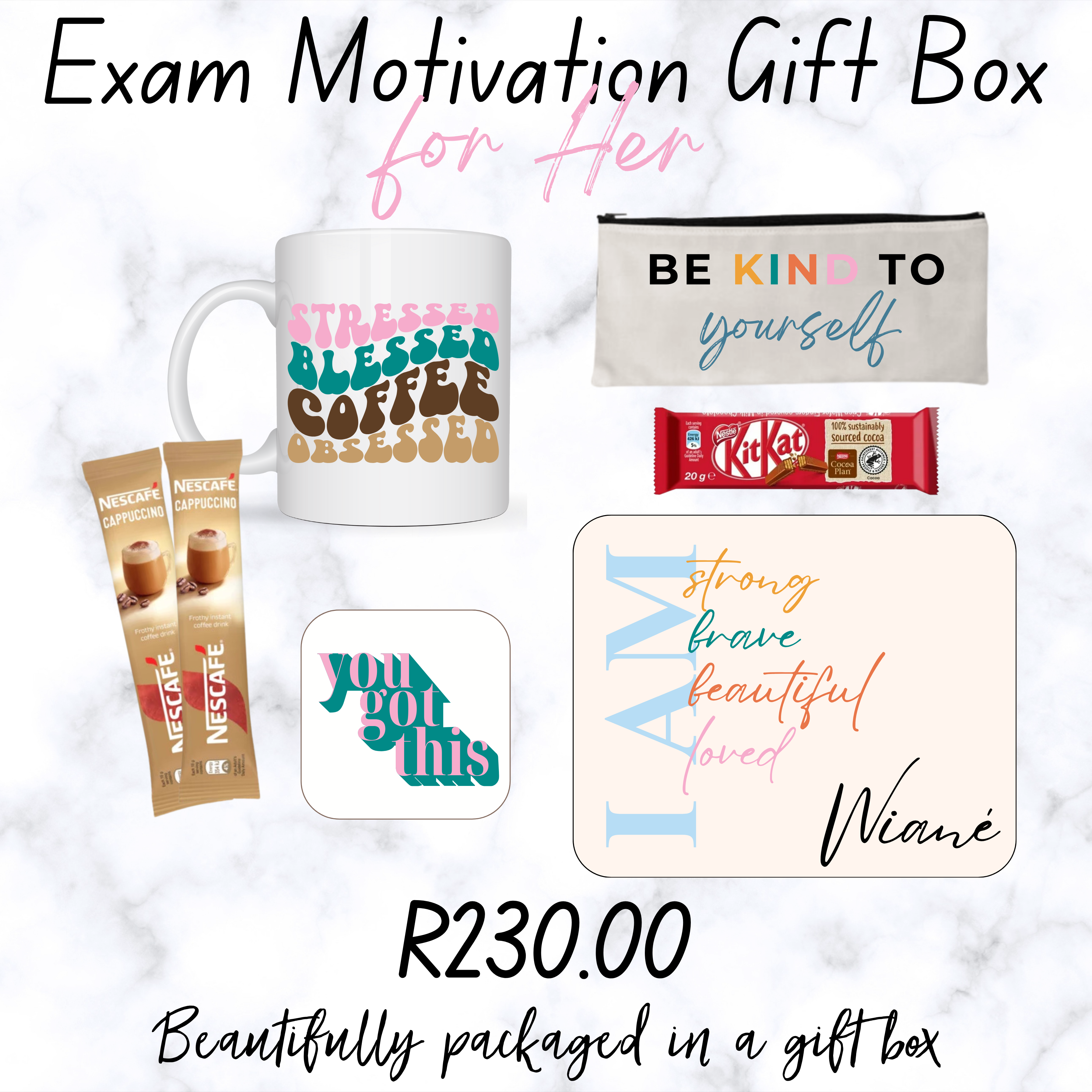 Exam Motivation Gift Box for Her