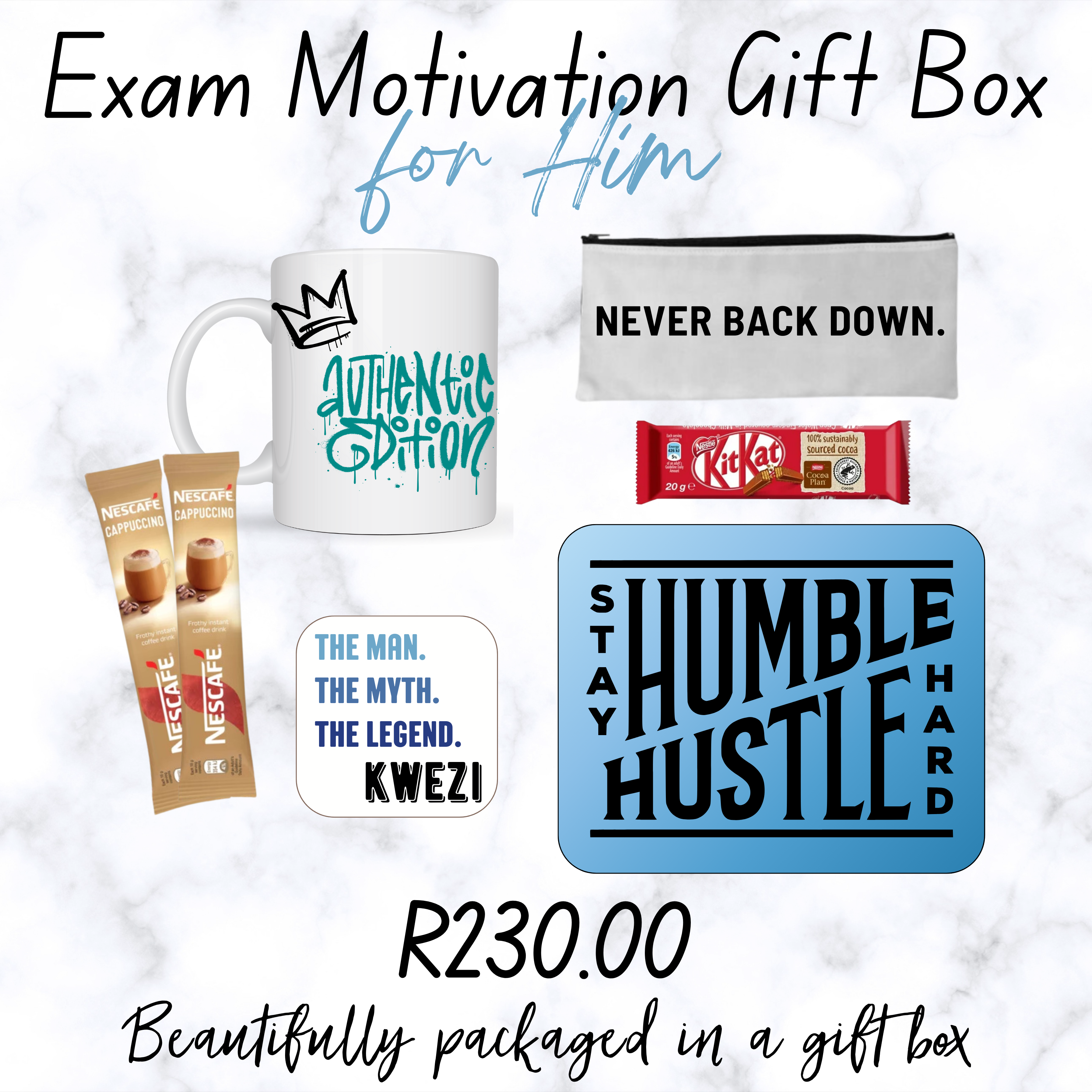 Exam Motivation Gift Box for Him