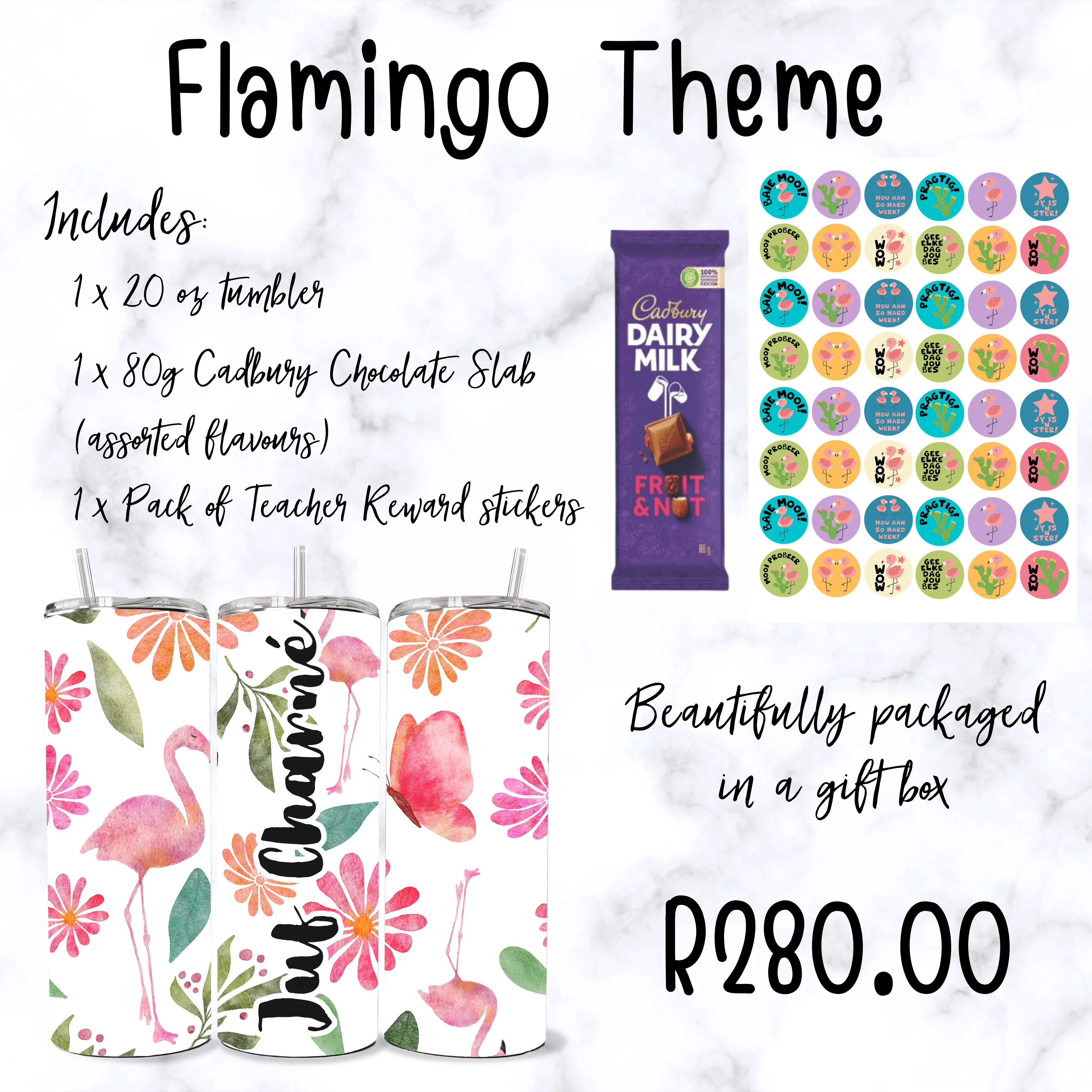 Flamingo Theme Gift Box