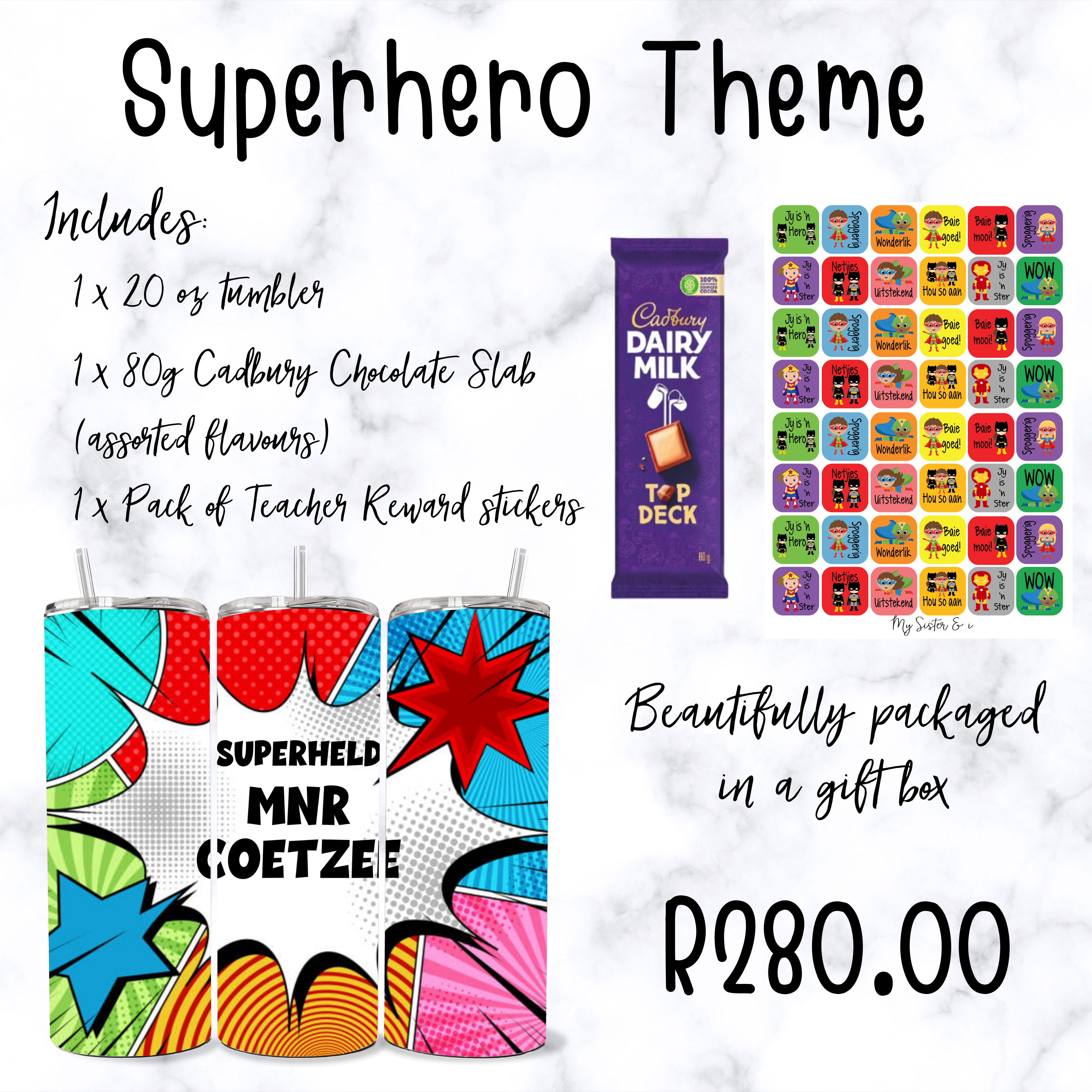 Superhero Theme Gift Box